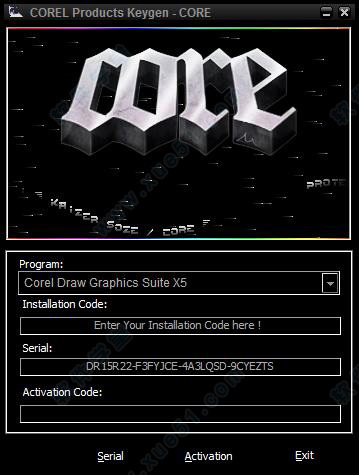 coreldraw x6注册机中文版